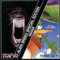 Alien Breed '92 SE & Qwak Amiga CD32 US box art